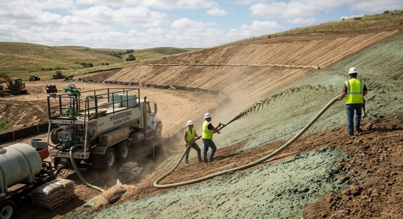 Slope Seeding in Ventura County, CA