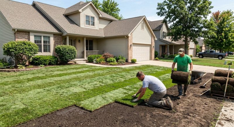 Yard Sod Installation in Aiken, SC
